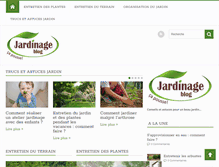 Tablet Screenshot of jardinage-blog.com